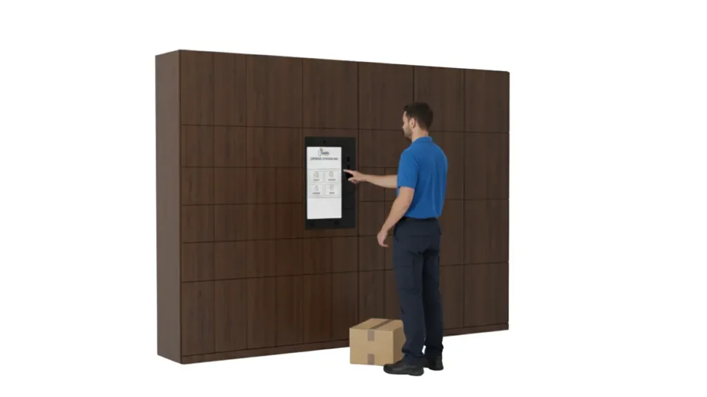 smart locker for parcel management